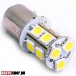   Светодиодная автолампа P21W 13 LED SMD5050 (2шт.)